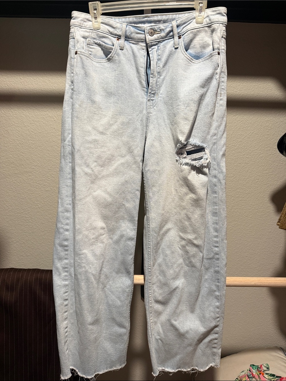 Wide leg jeans